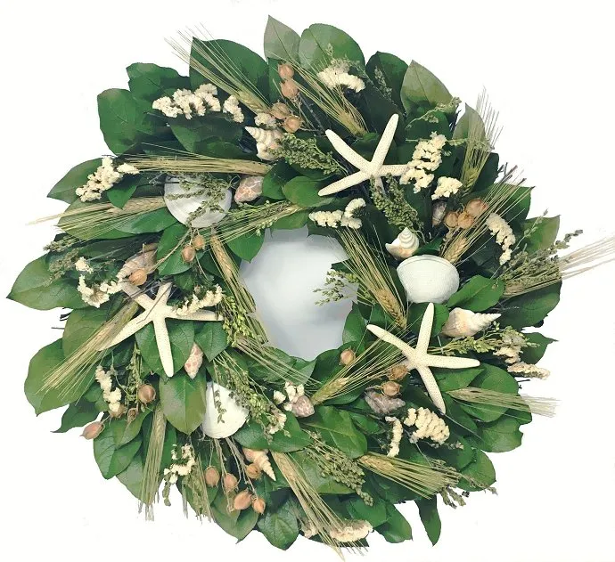 Nantucket Star Preserved Coastal Wreath